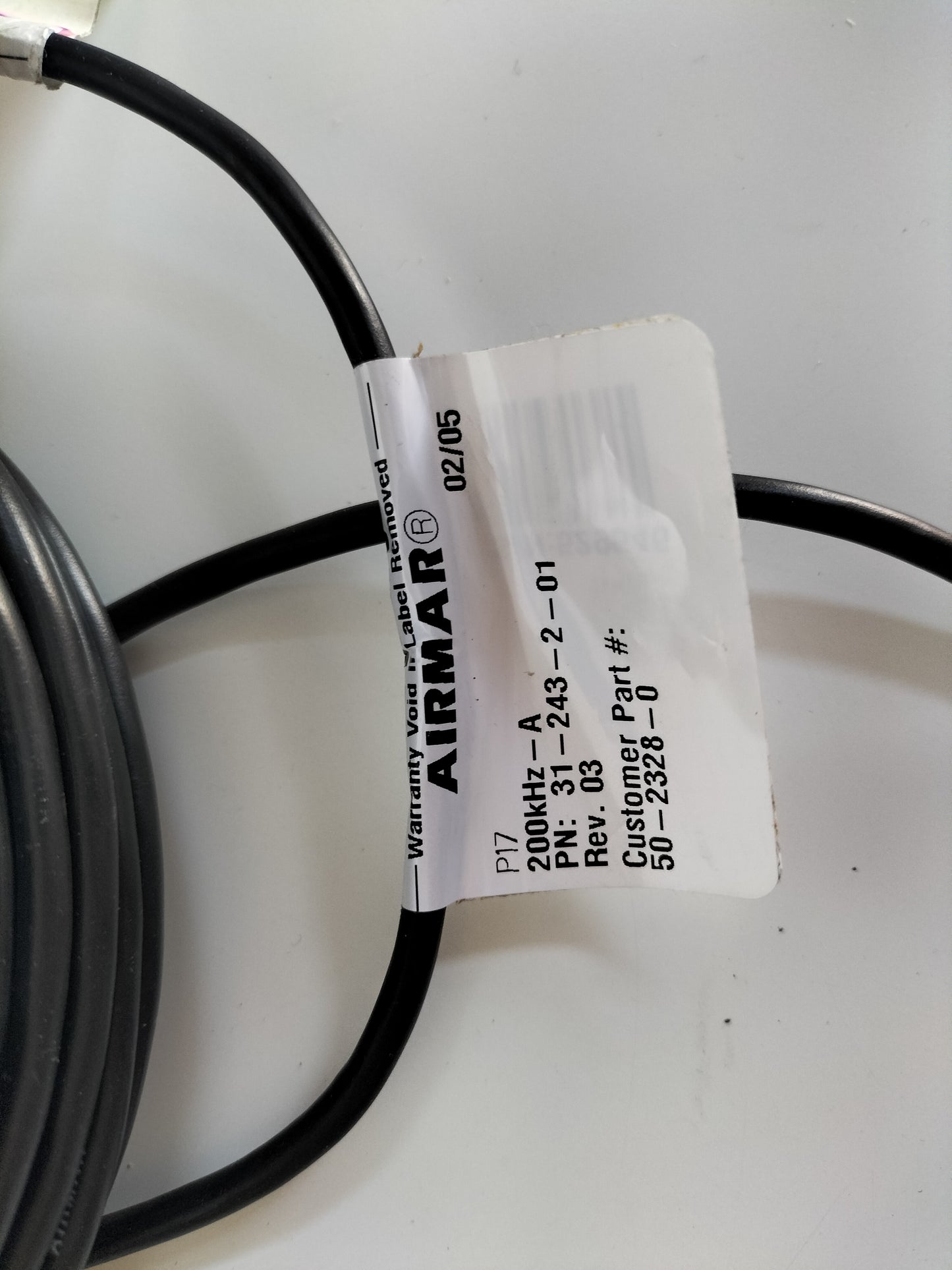 Airmar Depth Transducer D800 ,  31-243-2-01 ,  529546 , P17 , 200khz ,  FI-3001