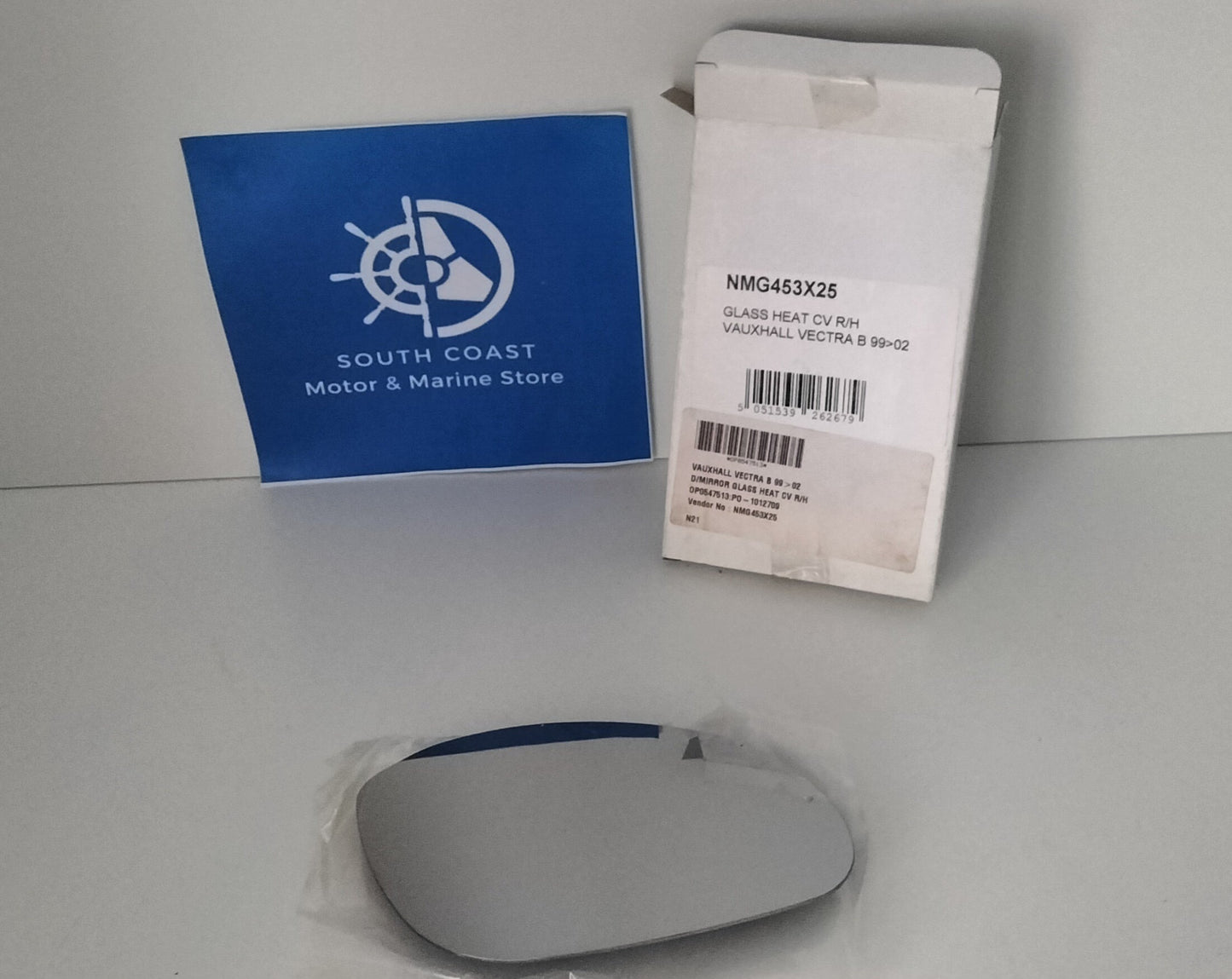 Wing Mirror Glass - Vauxhall Vectra B 1999-2002 - Heated CV R/H - NMG453X25