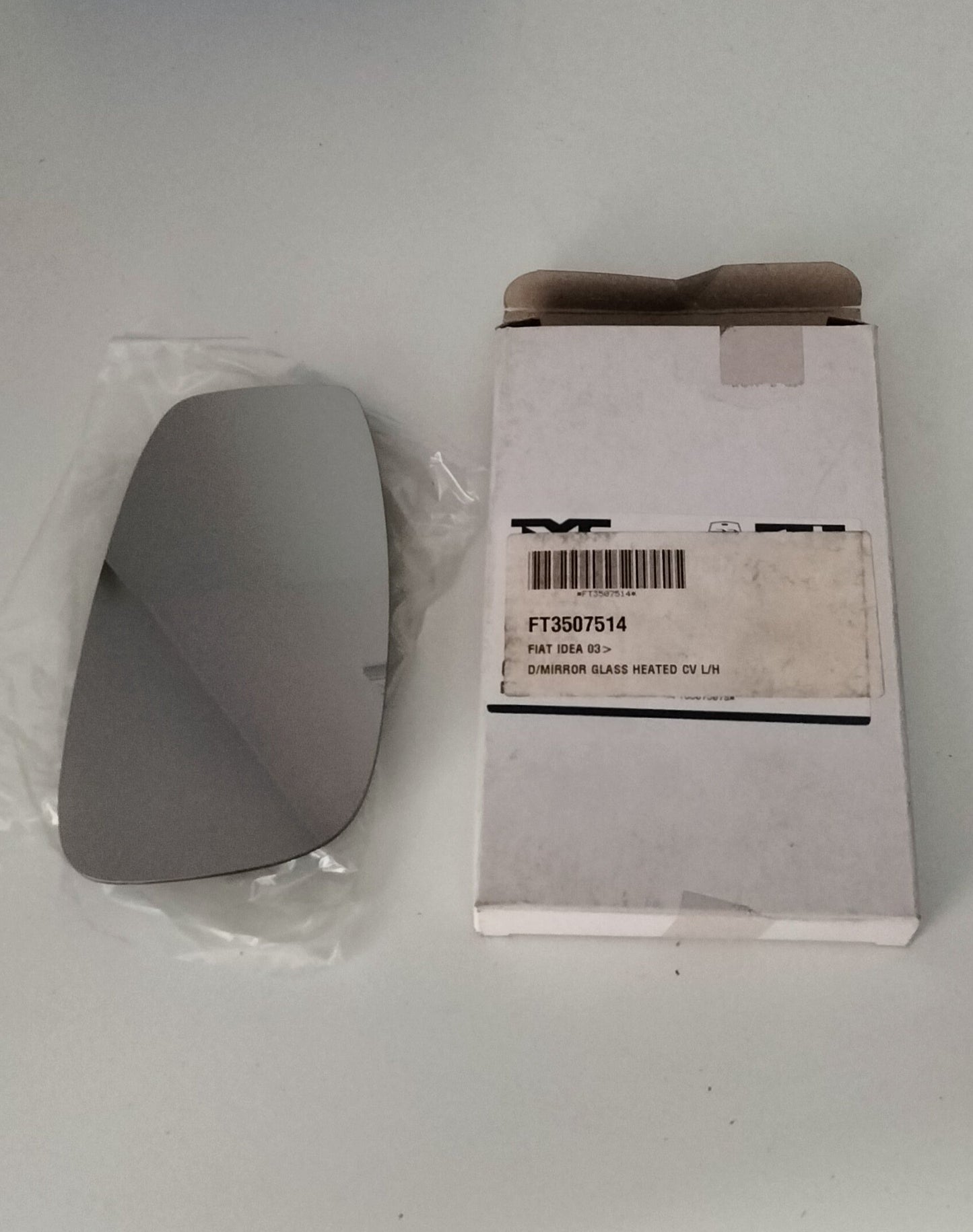 Wing Mirror Glass TYC - Fiat Idea 2003 - Heated CV L/H - FT3507514