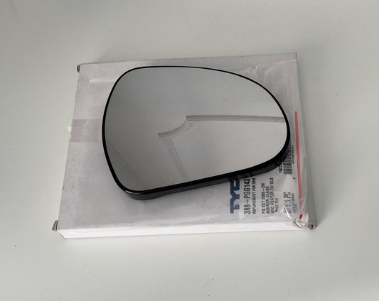 Wing Mirror Glass TYC- Peugeot 207 2006 Including backing plate - CV GLS R/H - 388-PGG143 (PG3207503)