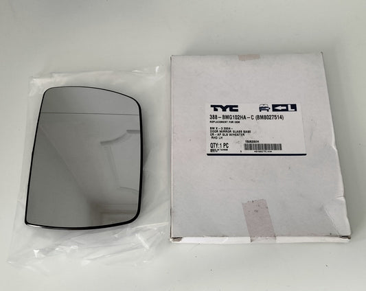 Wing Mirror Glass TYC - BMW X3 2004 - CR-AF Heated L/H - 388-BMG102HA-C (BM8027514)