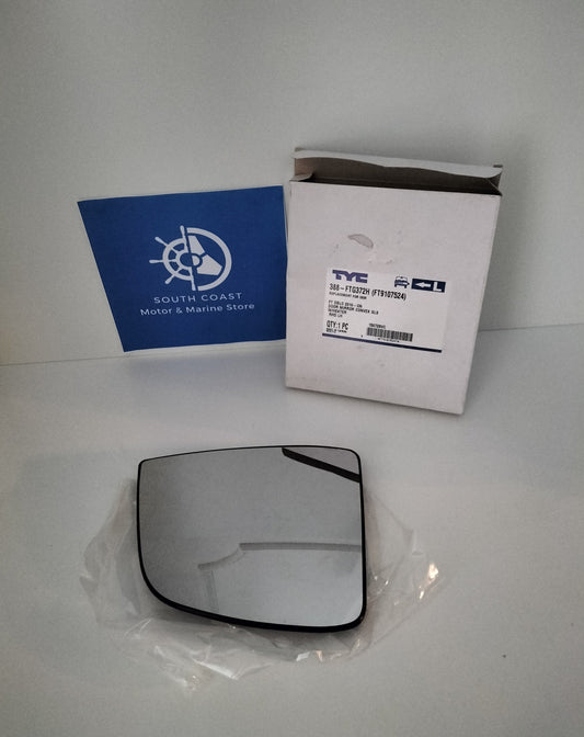 Wing Mirror Glass TYC - Fiat Doblo 2010 - CV GLS L/H Heater - 388-FTG372H (FT9107524) 150728VC